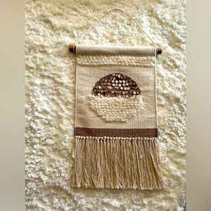 Anthropologie fringe wall hanging